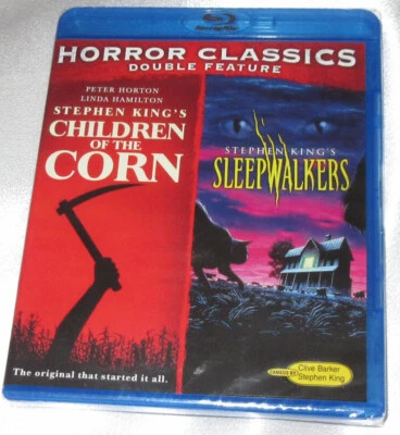 Stephen King Double Feature Blu-Ray (New) Children of the Corn + Sleepwalkers Foto 1 de 2