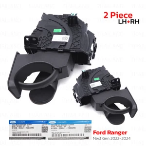 For Ford Ranger Next Gen Wildtrak XLT 2WD 4WD 2022 - '24 Dash Cup Holders Pair - Picture 1 of 9