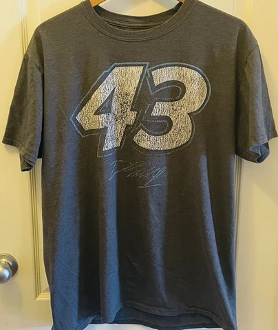 Fanatics Nascar T-shirt Gray Darrell Waltrip #43 Tee Size XL Cover