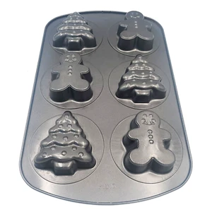 Wilton Backform ~ LEBKUCHEN WEIHNACHTSBÄUME ~ FORM 16" Antihaft - Bild 1 von 3