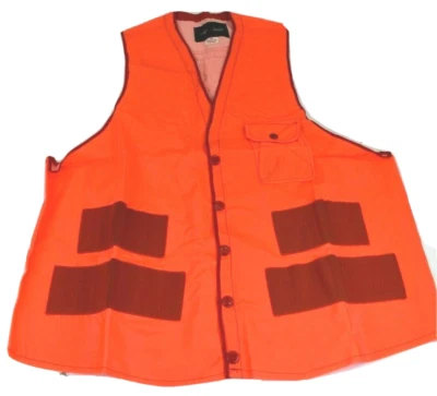 Red Head Men's Neon Orange Visibility Hunting Vest Size M  New - Image 1 of 4