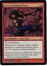 Curse of Stalked Prey *FOIL Rare* Magic MtG x1 Innistrad SP