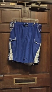 ZeroXposur "Malibu" Blue Board Shorts Swim Trunks Size XL 18/20 - Picture 1 of 4