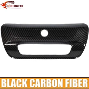 🌟Tailgate Exterior Door Handle Trim for Dodge Ram 1500 2019-2024 Carbon Fiber - Picture 1 of 8