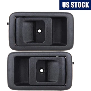 2x Inside Interior Door Handle Left + Right for 01-04 Toyota Tacoma 91-99 Tercel - Picture 1 of 16