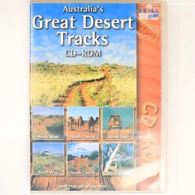 Australia's Great Desert Tracks (PC CD-ROM, 2001) 6 Desert Maps Navigation CD - Image 1 of 4