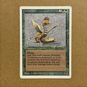 MTG ~ Cockatrice ~ 3ED Third 3rd Edition Revised ~ 1994 English ~ Rare ~ HP - Picture 1 of 16