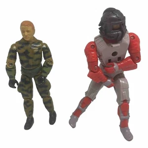 Vtg Hasbro Lot of 2 Witterquick Action Figure GI JOE Rip Cord Incomplete - Picture 1 of 5