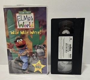 Elmo's World Wild Wild West! Clamshell VHS Tape (2001) - Picture 1 of 2