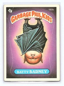 Garbage Pail Kids #180b Batty Barney 1986 Series 5 - Imagen 1 de 2