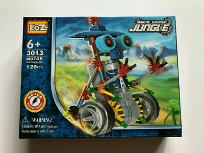Loz Electric Bldg Block Robotic Warrior Jungle Action Model Toy 3013 125 pc NEW - Image 1 of 4