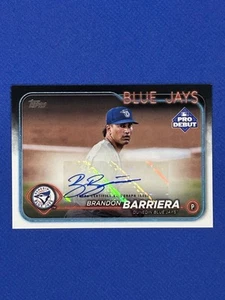2024 Topps Pro Debut #PD-68 Brandon Barriera Auto autograph - Picture 1 of 2