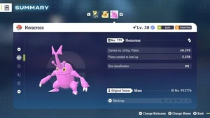 Shiny 6IV Adamant Heracross Pokémon ZA + Master Ball - Foto 1 di 4