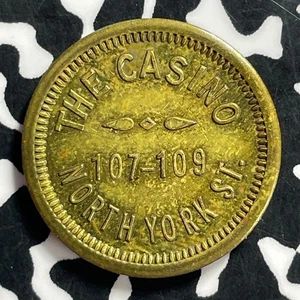 U/D U.S. Elmhurst, Illinois Casino 10 Cents Trade Token Lot#A9713 21mm - Picture 1 of 2