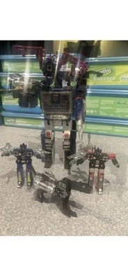 Transformers G1 Blaster & Soundwave with Cassettes - Complete Set - Vintage - Image 1 of 4