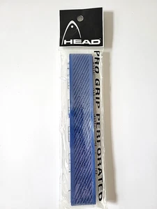 Head Pro Grip Perforated Tennis Racket Tape Blue BRAND NEW - Picture 1 of 3