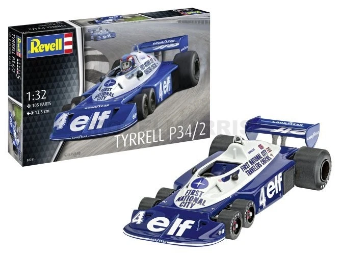 TYRREL P34/2 KIT 1 32 Revell Kit Auto Modellino Nuovo