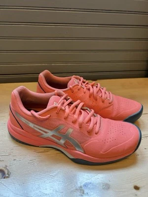 ASICS Womens Sneakers size 7.5 Gel Game tennis court shoes coral pink - Image 1 of 4