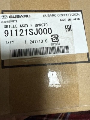Оригинальная новая верхняя решетка в сборе для Subaru Forester 2019-2021 годов выпуска нераспечатанная 91121SJ000 - Изображение 1 из 2