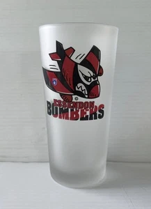 Essendon Bombers AFL Football Frosted Drinking Glass VFL Vintage 1990s Glass VGC - Bild 1 von 7