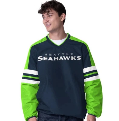 NFL Seahawks Pullover Jersey Men’s L NWOT Long Sleeve Team Logo Game Day Gear - Image 1 of 4