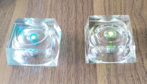 Set Of 2 Light Display Stand Base for Glass - Picture 1 of 6
