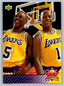 1992-93 Upper Deck - Top Prospects - Lakers Checklist - #455 - Peeler, Cooper - Picture 1 of 2