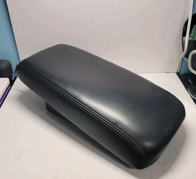 2009-2014 Nissan Maxima Center Console Lid Armrest Arm Rest Cover Black Leather - Image 1 of 4