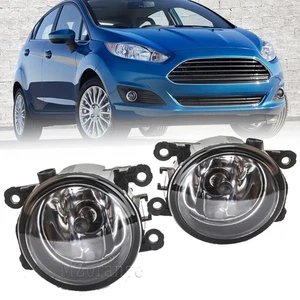 For Ford Fiesta 2014-2018 Front Bumper Fog Light Driving Lamp Driver & Passenger - Picture 1 of 19