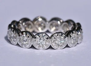 Anillo de eternidad de diamantes Kwiat Sunburst 18 k - Imagen 1 de 12