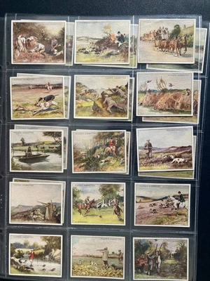 cigarette cards country sports 1930 full set - Image 1 of 4