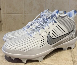 Botines de fútbol Nike Force Savage Pro 3 blancos plateados DA5453-108 talla 15 NUEVO - Imagen 1 de 5