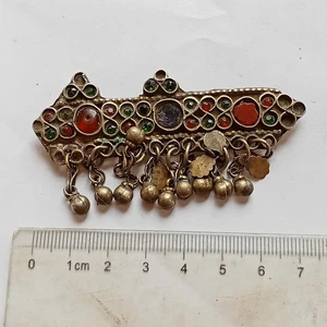 RARE ANCIENT VIKING CELTIC SILVERED AMULET BROOCH ARTIFACT AUTHENTIC AMAZING - Picture 1 of 3