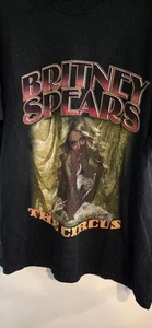 VTG 2009 Brittney Spears concert T-Shirt The Circus Tour Super shape!! SZ Large - Picture 1 of 8