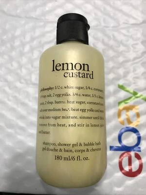 Champú gel de ducha PHILOSOPHY CREMA DE LIMÓN 6 oz sellado nuevo sin caja Foto 1 de 3