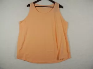 LANE BRYANT PEACH TANK TOP 18/20 SOFT LAYERING LOOSE COTTAGE CORE NWT - Picture 1 of 5