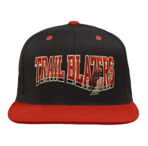 Vintage Portland Trailblazers NBA Hardwood Classics Adjustable Wave Snapback Hat - Picture 1 of 3