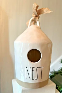 Rae Dunn rundes Vogelhausnest Handwerker von Magenta neu mit Etikett - Bild 1 von 2