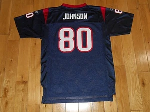 Reebok On Field ANDRE JOHNSON HOUSTON TEXANS Youth NFL Team Replica JERSEY Sz XL - Picture 1 of 9