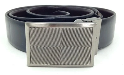 $228 Ryan Seacrest Para Hombre Negro Marrón Reversible Placa Imitación Cuero Cinturón Talla 34 Foto 1 de 4