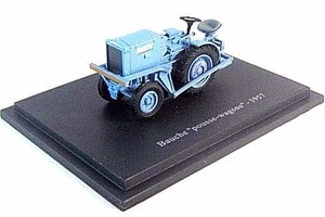 BAUCHE POUSSE WAGONS 1957, BLUE ALTAYA 1/43 DIECAST TRAKTOR SAMMLERMODELL, NEU - Bild 1 von 12