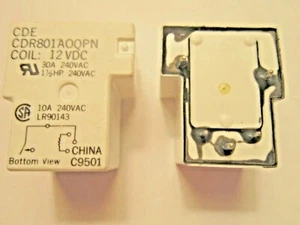 CDR801A0QPN CORNELL DUBILIER MINIATURE 30 AMP INDUSTRIAL RELAY - Picture 1 of 3