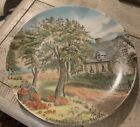 Vintage Currier And Ives "Autumn Season" 6.5 Inch Plate, Four Seasons Series