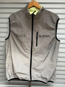 PROVIZ Reversible Mens Gilet Large SWITCH Highly Reflective Sleeveless Jacket - Picture 1 of 13