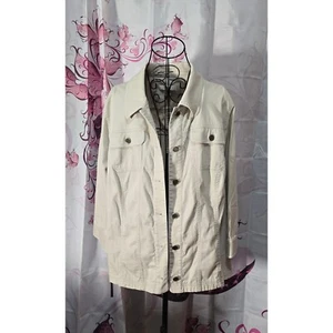 Marrón CJ Banks 2X Cazadora Abotonada Doble Bolsillos en el Pecho y la Cintura Mangas 3/4 - Imagen 1 de 9