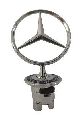 fit Mercedes-Benz E S C CLK Class Front Hood Emblem Logo 1993-2007 - Image 1 of 4
