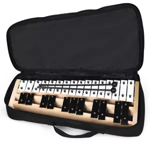 27 Note Foldable Glockenspiel Xylophone Aluminum Music Kids home Play w/ Bag - Picture 1 of 6