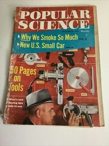 Vintage--December 1958-Popular Science Magazine-featuring-50 pages on Tools - Picture 1 of 4