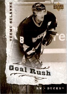 2006-07 Upper Deck Goal Rush Teemu Selanne Anaheim Ducks #GR12