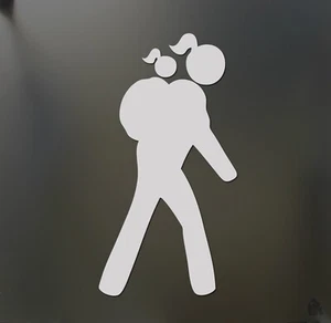 Mom hiker baby mother backpack hike sticker walk climb Funny window decal - Picture 1 of 1